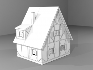 small house fahverk 3Dモデル