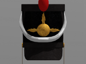 shako 1808 year napoleonic wars 3D Model