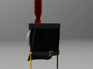 shako 1808 year napoleonic wars 3D Model