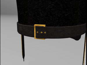 shako 1808 year napoleonic wars 3D Model