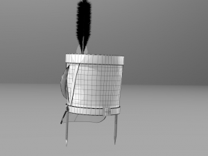 shako 1808 year napoleonic wars 3D Model