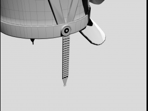 shako 1808 year napoleonic wars 3D Model