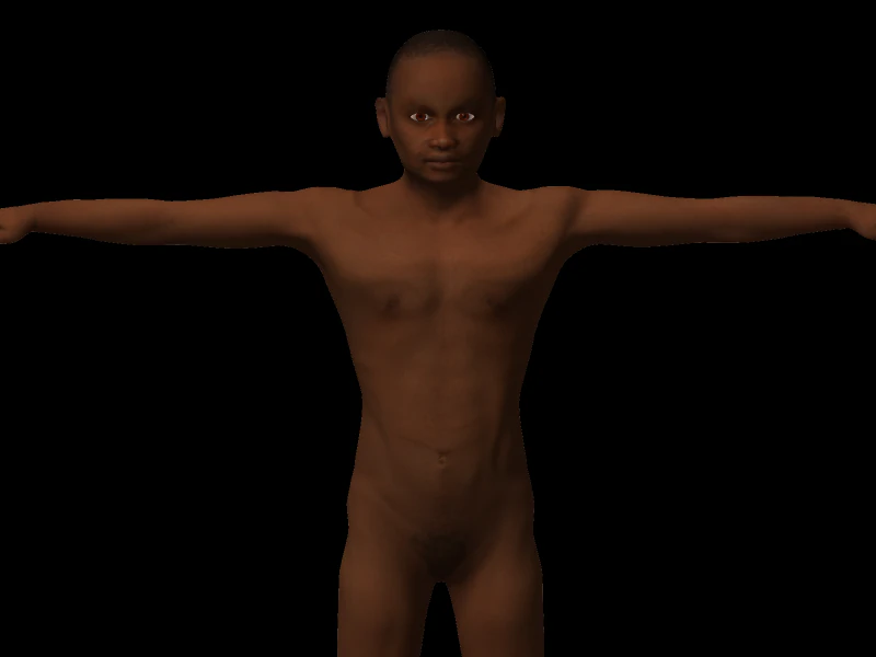 humanoide Modelo 3D .c4d .max .obj .3ds .fbx .stl .blend 