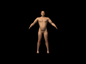 thick humanoid 3D Model