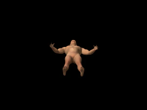 thick humanoid 3D Model
