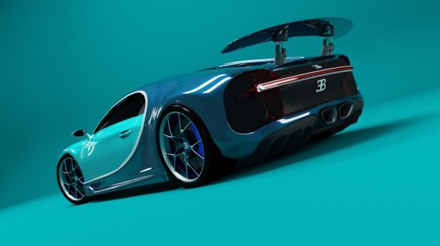 bugatti chiron 2017 bugatti machine car 3D Модель .c4d .max .obj .3ds .fbx .stl .blend