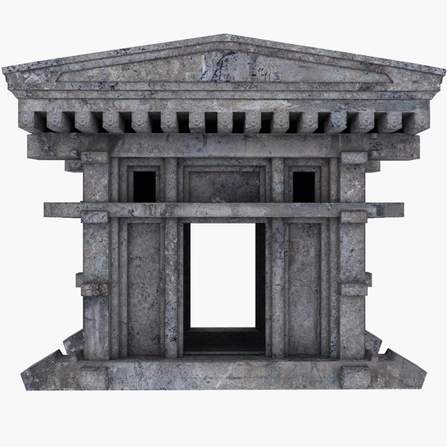 tomb entrance 3D Model .c4d .max .obj .3ds .fbx .stl .blend 