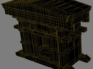 tomb entrance 3D Model