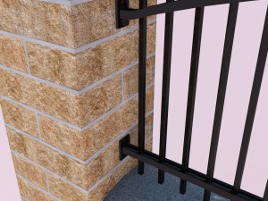 forging fence and gate Modello 3D