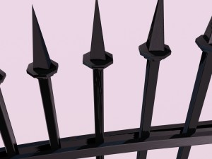 forging fence and gate Modello 3D