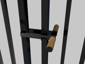 forging fence and gate Modello 3D