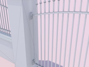forging fence and gate Modello 3D