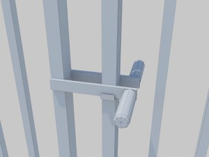 forging fence and gate Modello 3D