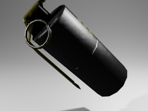 mk3a2 concussion offensive grenade 3D मॉडल