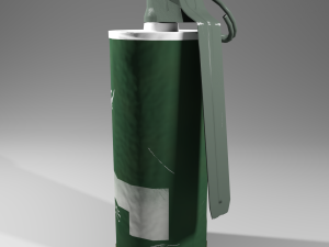 m18 smoke grenade 3D Model