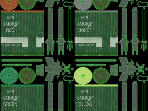 Granata fumogena m18 Modello 3D