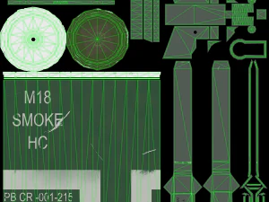 Granata fumogena m18 Modello 3D