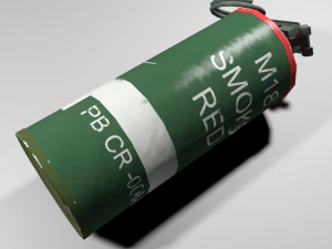Granata fumogena m18 Modello 3D