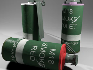 Granata fumogena m18 Modello 3D