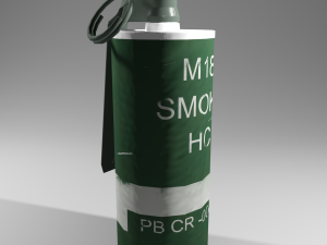 m18 smoke grenade 3D Model