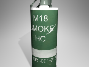 m18 smoke grenade 3D Model
