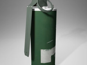 Granata fumogena m18 Modello 3D