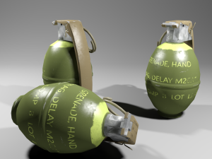 m26a1 grenade 3Dモデル