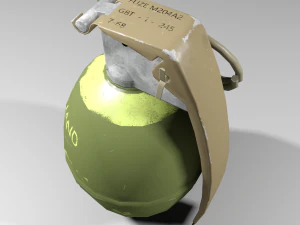 m26a1 grenade 3D Model
