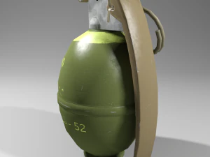m26a1 grenade 3D Model