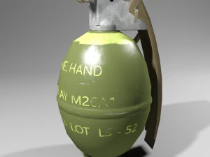 m26a1 grenade 3D Model