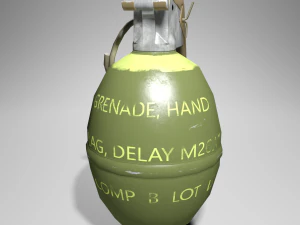 m26a1 grenade 3D Model