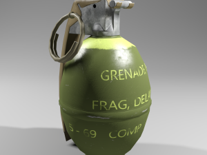 m26a1 grenade 3Dモデル