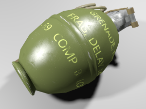 m26a1 grenade 3Dモデル