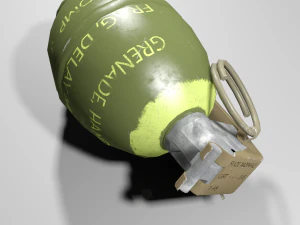 m26a1 grenade 3D Model