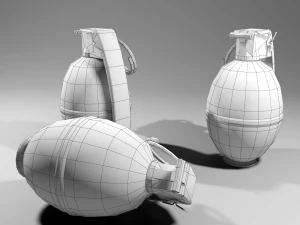 m26a1 grenade 3D Model
