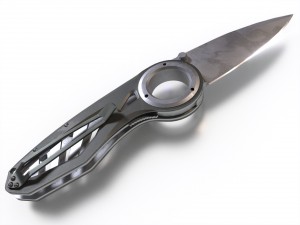pocket gerber knife pbr 3D Model