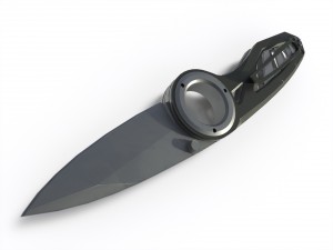 pocket gerber knife pbr 3D Model