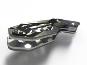 pocket gerber knife pbr 3D Model
