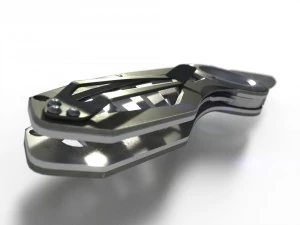 pocket gerber knife pbr 3D Model