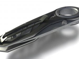 pocket gerber knife pbr 3D Model
