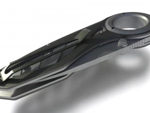 pocket gerber knife pbr 3D Model
