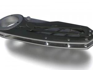 pocket gerber knife pbr 3D Model