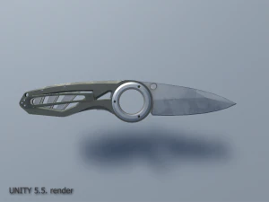 pocket gerber knife pbr 3D Model