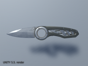 pocket gerber knife pbr 3D Model