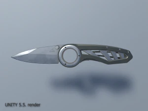 pocket gerber knife pbr 3D Model