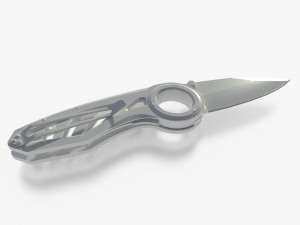 pocket gerber knife pbr 3D Model