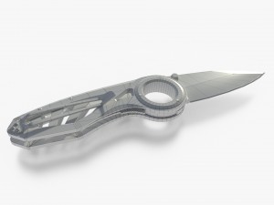 pocket gerber knife pbr 3D Model