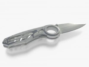 pocket gerber knife pbr 3D Model