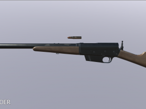remington model 8 cal35 pbr Modelo 3D