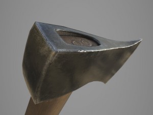 old axe pbr 3D Model